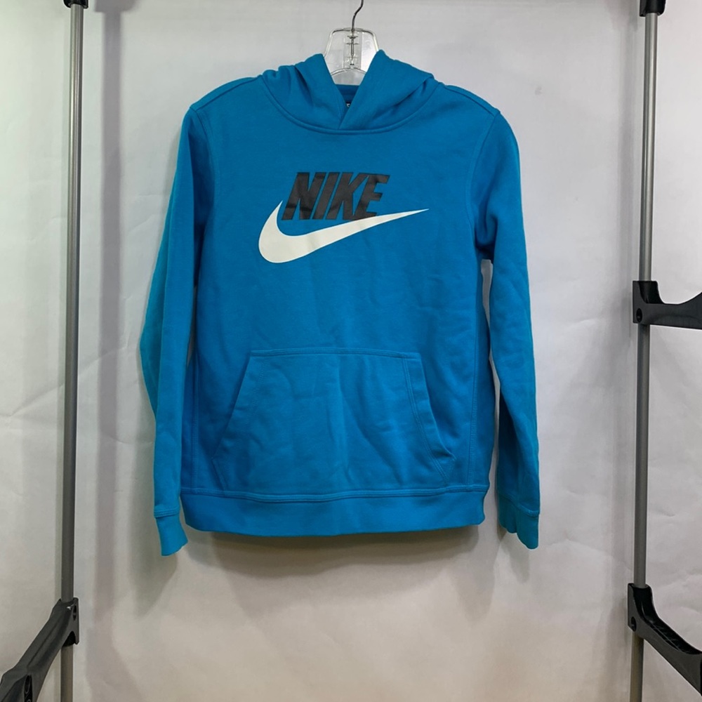 Nike youth (L) blue hoodie